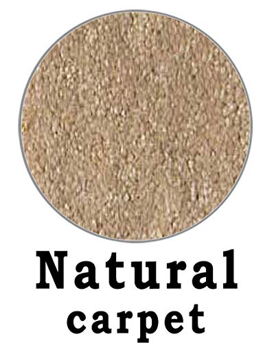 20/25/30 Inch Natural Jute Carpet Cat Scratching Post with Solid Wood Base - Made in USA - Perfect for Indoor Cats, Furniture Protection & Playtime Activity