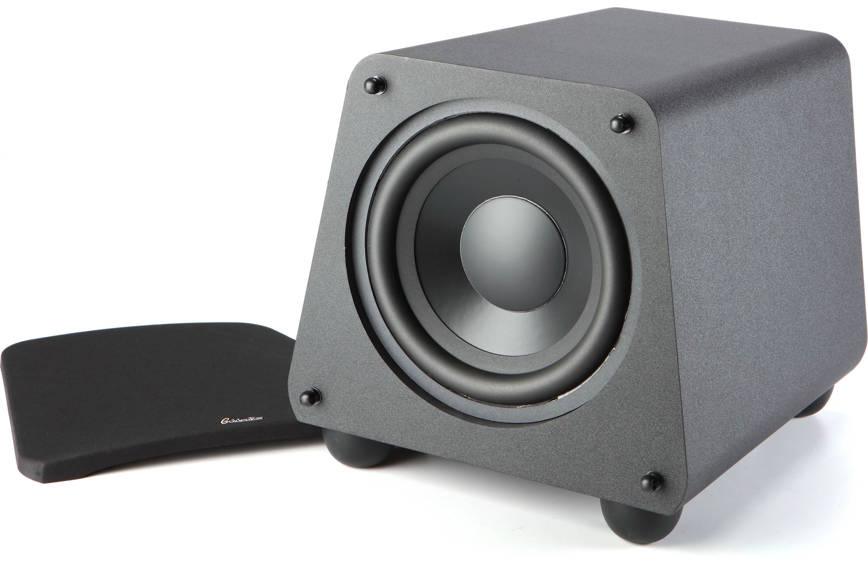GoldenEar ForceField 3 1000 Watt 8-Inch Powered Subwoofer - Premium Home Theater & Music Bass Enhancement for Movies, Gaming & Audiophile Listening