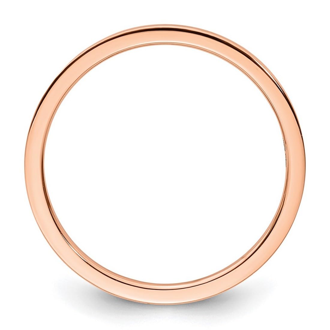 10K Gold Flat Stackable Band Ring for Women - Wedding, Anniversary, Promise Ring in Rose Gold, White Gold, Yellow Gold - 1.2mm Thin Comfort Fit - Size 4-10 | Perfect for Everyday Wear, Stacking & Special Occasions