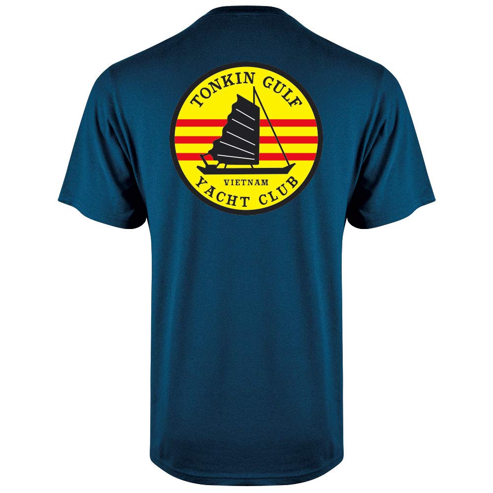 Tonkin Gulf Yacht Club Classic T-Shirt - Vintage Navy Military Tee - Comfortable Cotton Shirt for Men - Perfect for Veterans Day, Military Reunions & Patriotic Events