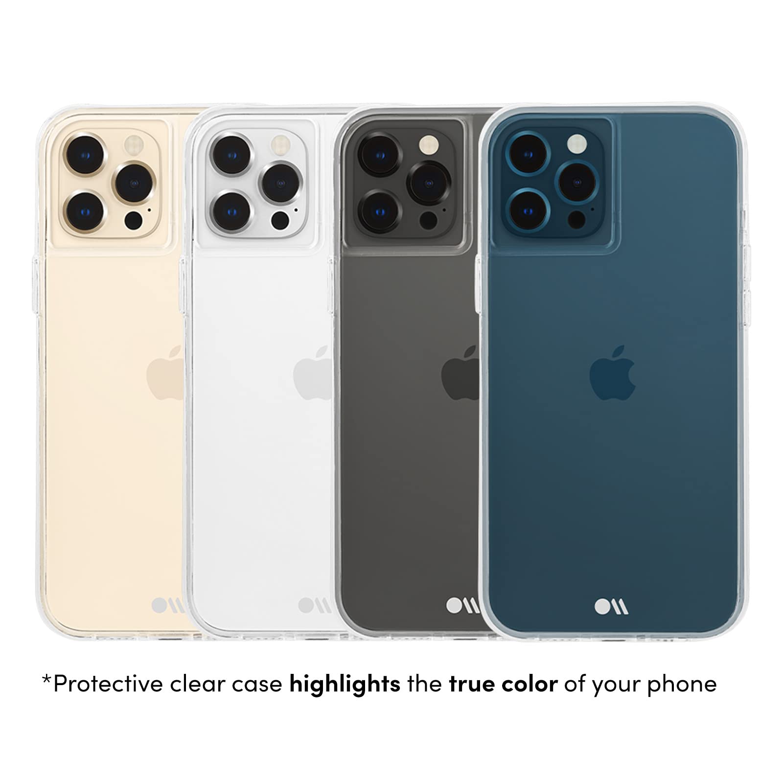 Case-Mate Tough Clear iPhone 12 Pro Max (5G) Case - 6.7 Inch Shockproof Phone Cover with 10ft Drop Protection - Perfect for Outdoor Activities, Work & Travel