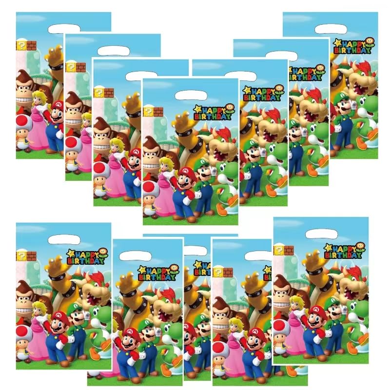 30-Piece Party Gift Bags Set - Colorful Candy Treat Bags for Birthday Party Supplies & Kids Celebration Decorations - Perfect for Birthday Parties, Baby Showers, Halloween & School Events