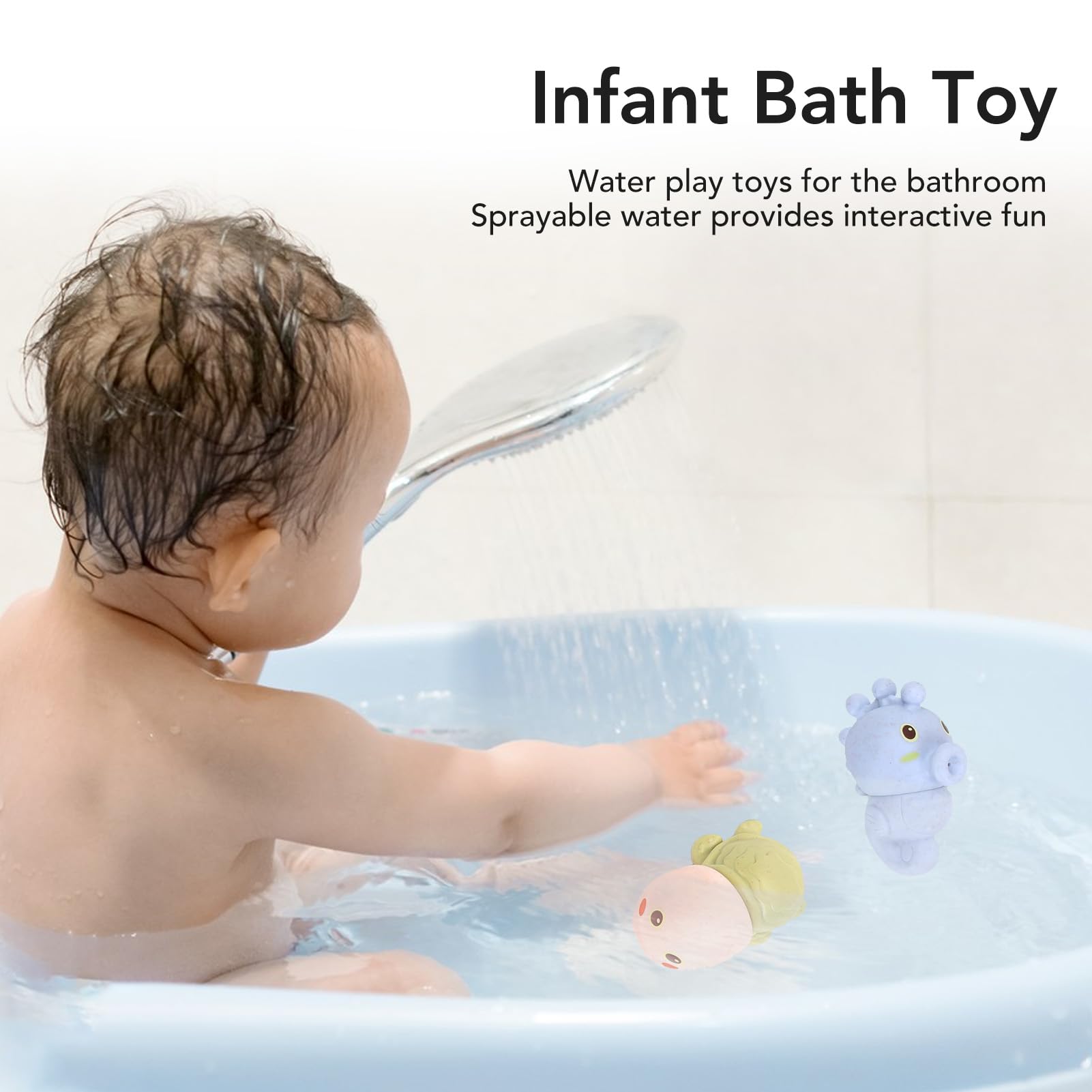 Ocean Animal Bath Toys for Kids - Fun Floating Bathtub Toys for Water Play & Sensory Learning | Perfect for Toddlers, Baby Bath Time & Pool Parties