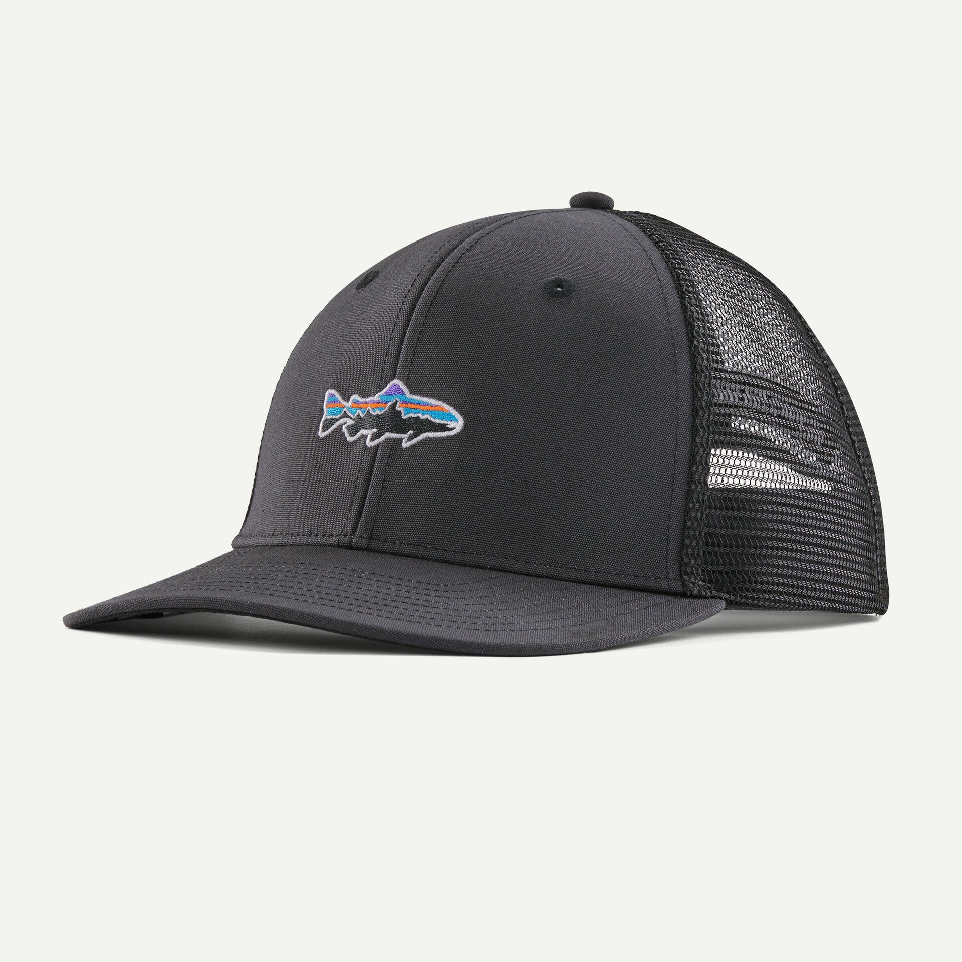 Patagonia Stand Up Trout Trucker Hat - Adjustable Mesh Back Baseball Cap for Fishing, Hiking & Outdoor Adventures