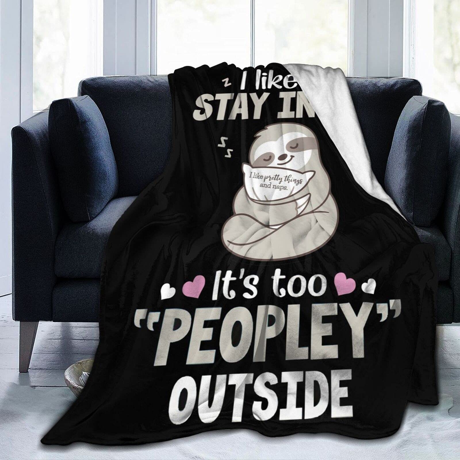 Ultra Soft Sloth Throw Blanket 50