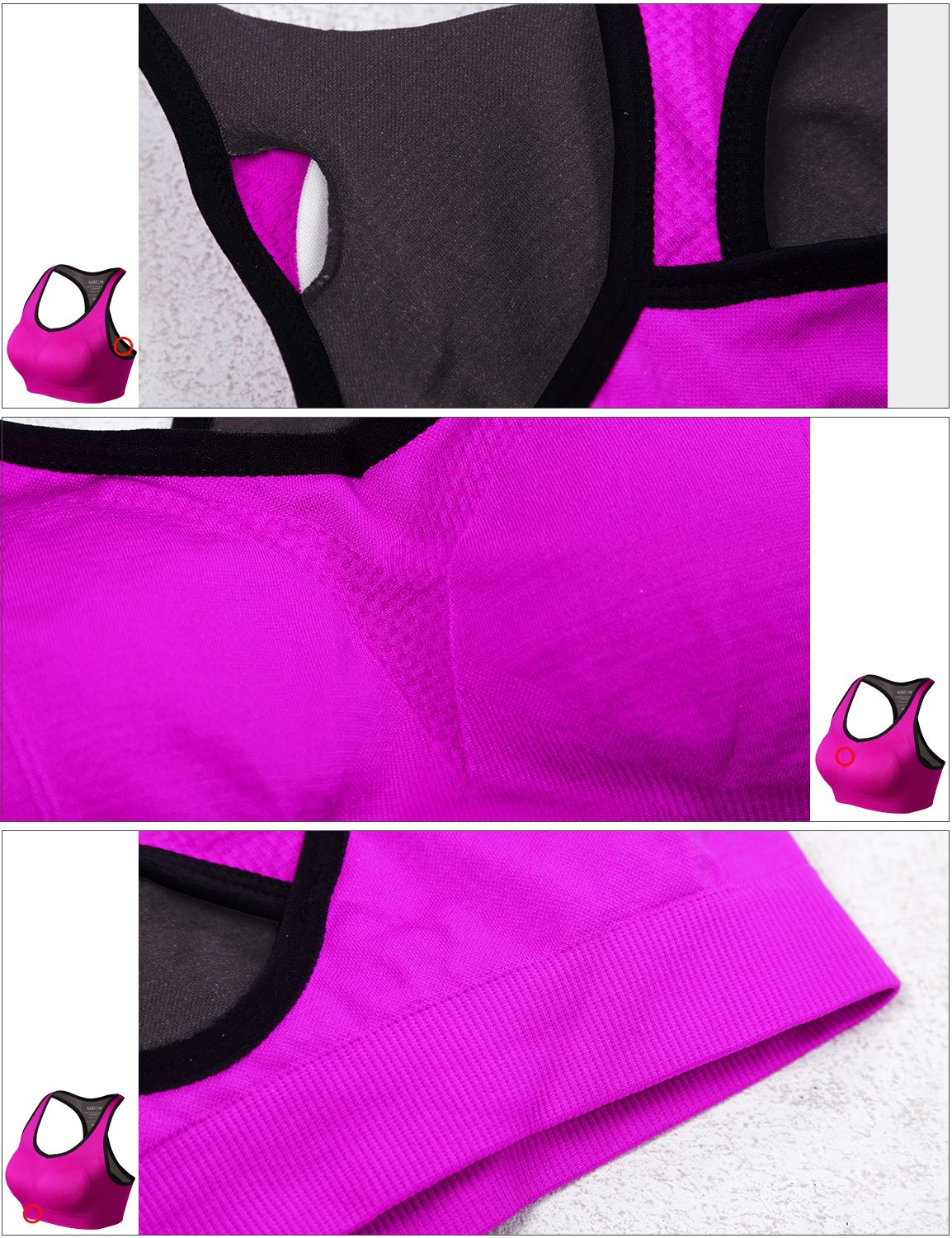 Women's Seamless Padded Racerback Sports Bras - Breathable Workout Tops for Yoga, Gym, Running & Fitness | Supportive Strappy Design for High-Intensity Training & Active Lifestyle