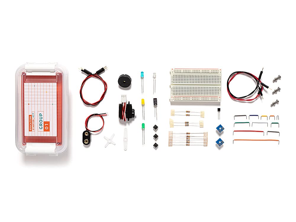 Arduino Education Starter Kit for Middle School [AKX00023] - Hands-On Programming & Electronics Learning Kit for 8 Students with Step-by-Step Lessons & Teacher Guides - Perfect for STEM Classroom Projects, Robotics Clubs & Homeschool Science Labs