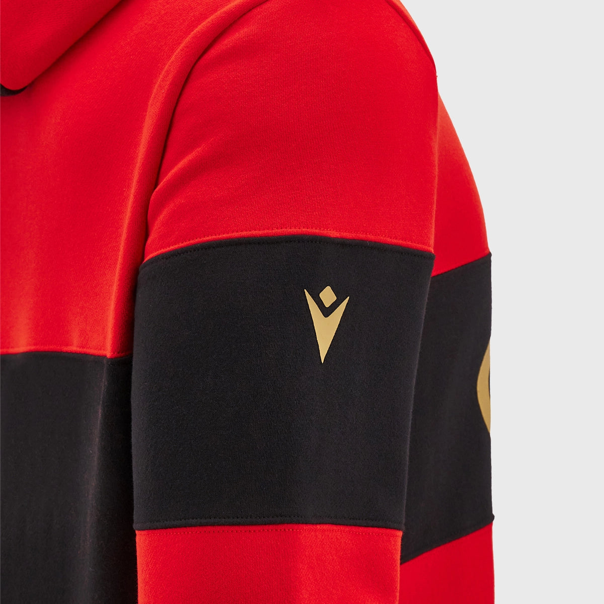 Wales Rugby Kids Hoodie - Macron Red Leisure Pullover for Boys & Girls - Perfect for Game Day, School & Outdoor Activities