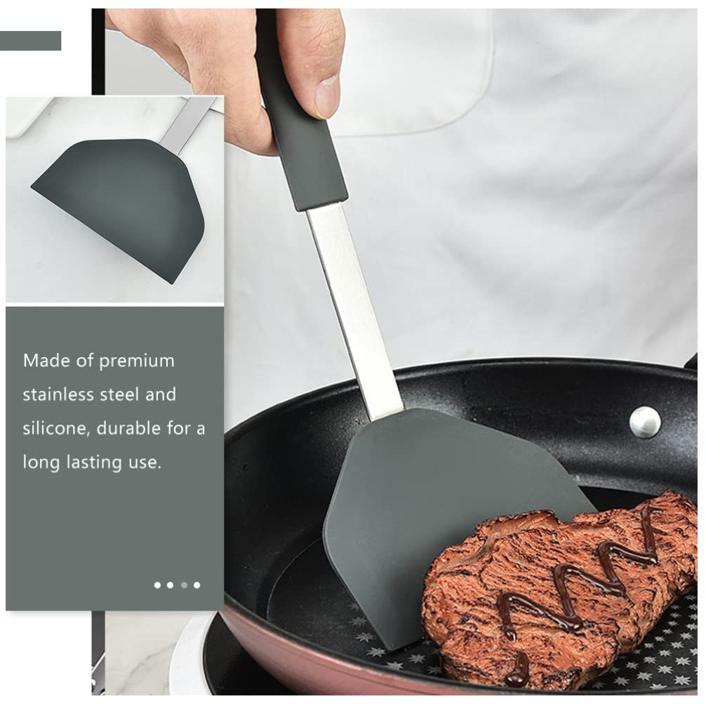 Premium Silicone Spatula Set - Non-Stick Heat-Resistant Kitchen Utensils for Baking, Cooking & Mixing - Stainless Steel Core Cooking Spatulas - Perfect for Woks, Pans & Food Prep - Essential Kitchen Gadgets for Home Chefs