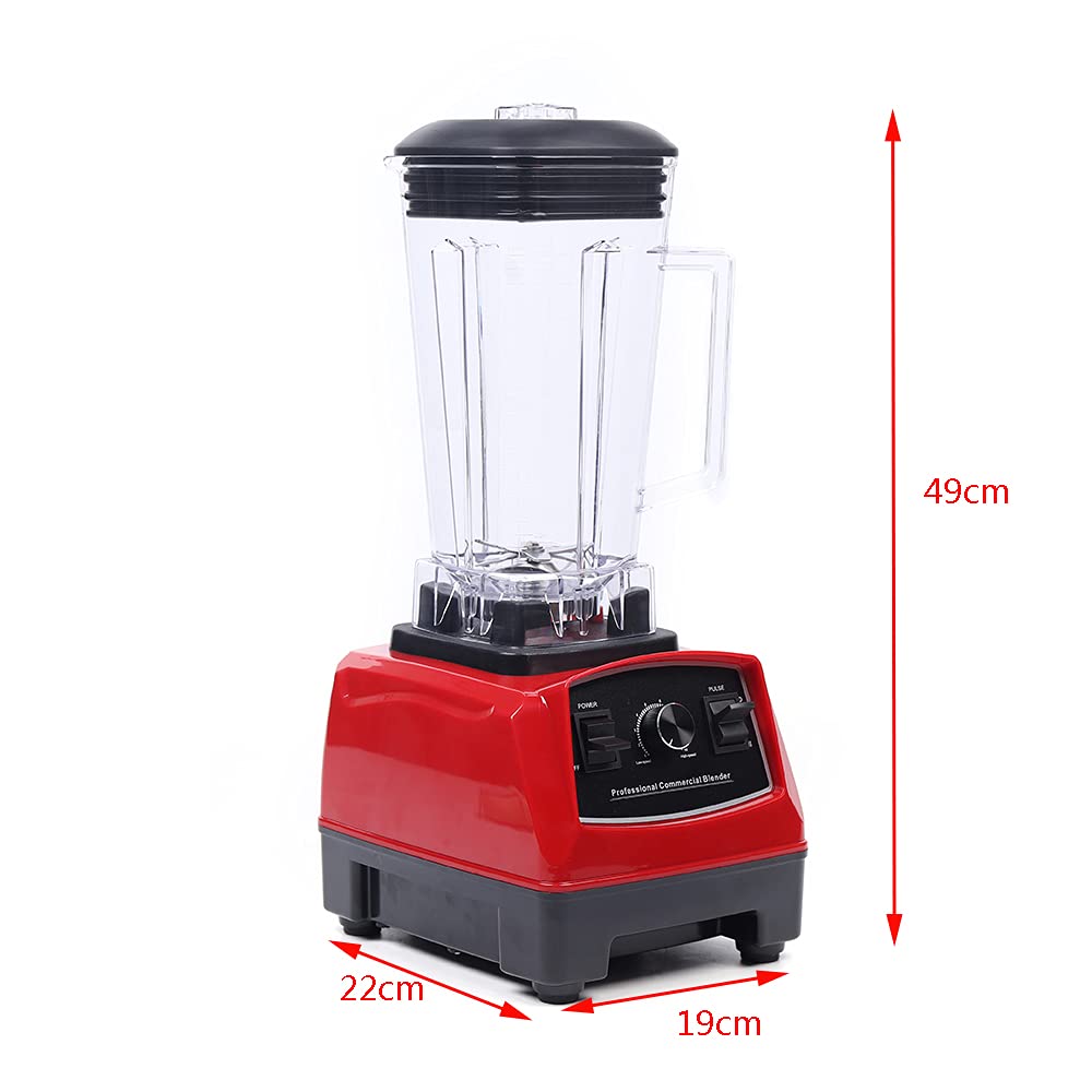 1500W Professional Blender for Smoothies & Juices - 68oz High-Speed Countertop Blender with Total Crushing Technology - Perfect for Frozen Fruits, Ice Crushing & Healthy Drinks - Ideal for Home Kitchen, Restaurant & Cafe Use