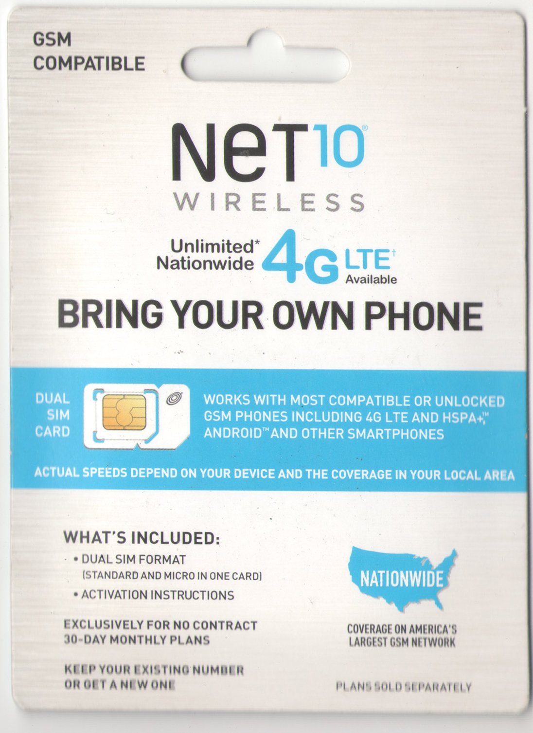 NET10 GSM Phone & Smartphone Activation Kit - Compatible with Unlocked & AT&T Devices | Stay Connected Anywhere