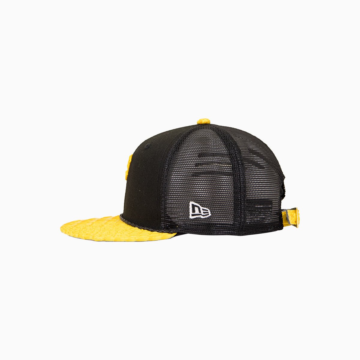 Breyer's Buck 50 Pittsburgh Pirates Trucker Hat With Leather Visor - Adjustable Baseball Cap for Men & Women - Perfect for Baseball Games, Outdoor Activities & Casual Wear