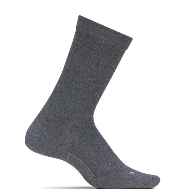 Feetures Texture Crew Socks for Women - Running, Hiking & Everyday Comfort - Breathable & Cushioned Performance Socks