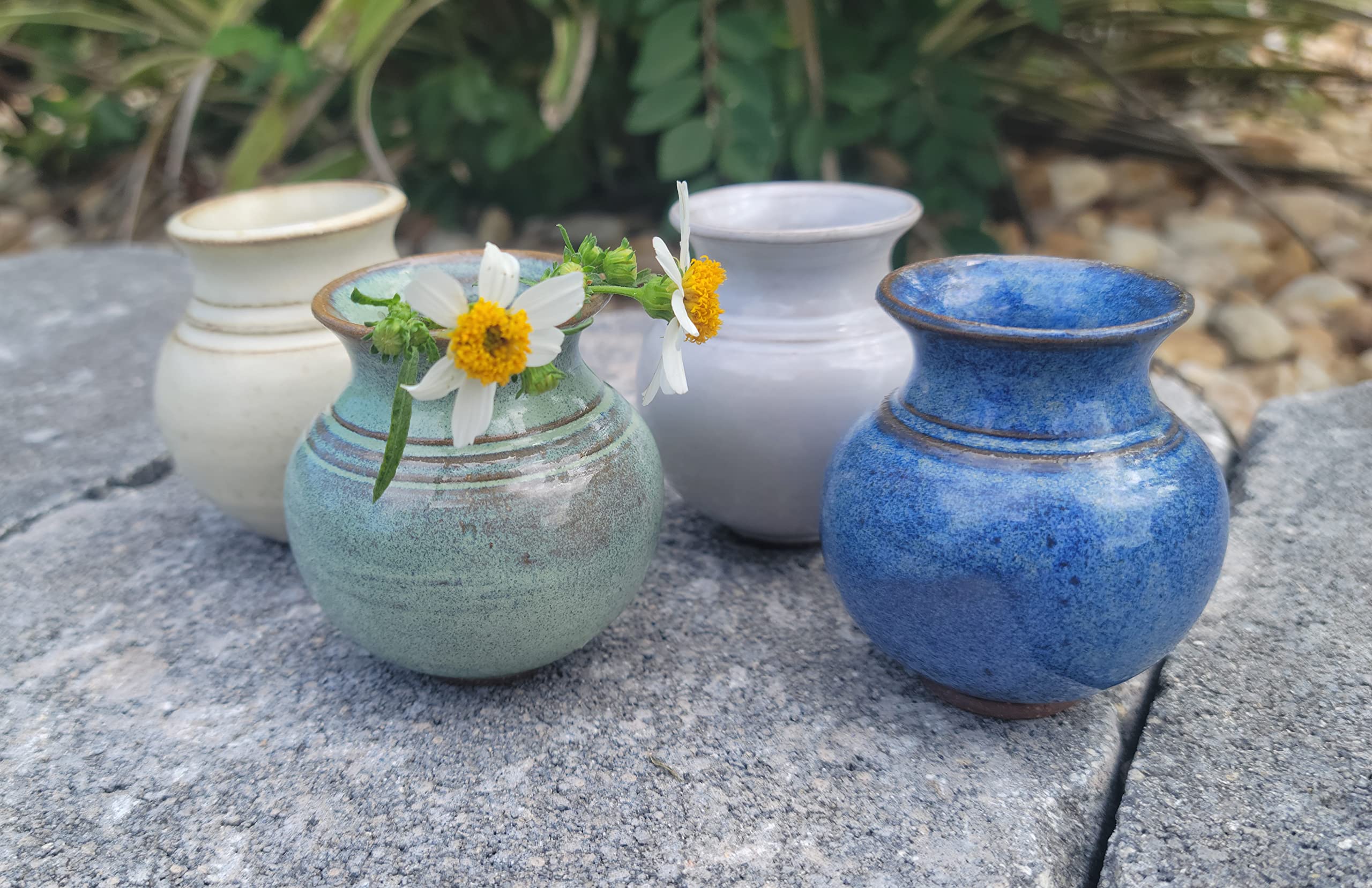 Handmade Dandelion Flower Pot - Miniature Ceramic Vase for Baby Shower Gifts, New Mom Presents, Nursery Decor - Perfect for Baby Showers, Gender Reveals & Nursery Room Decorations