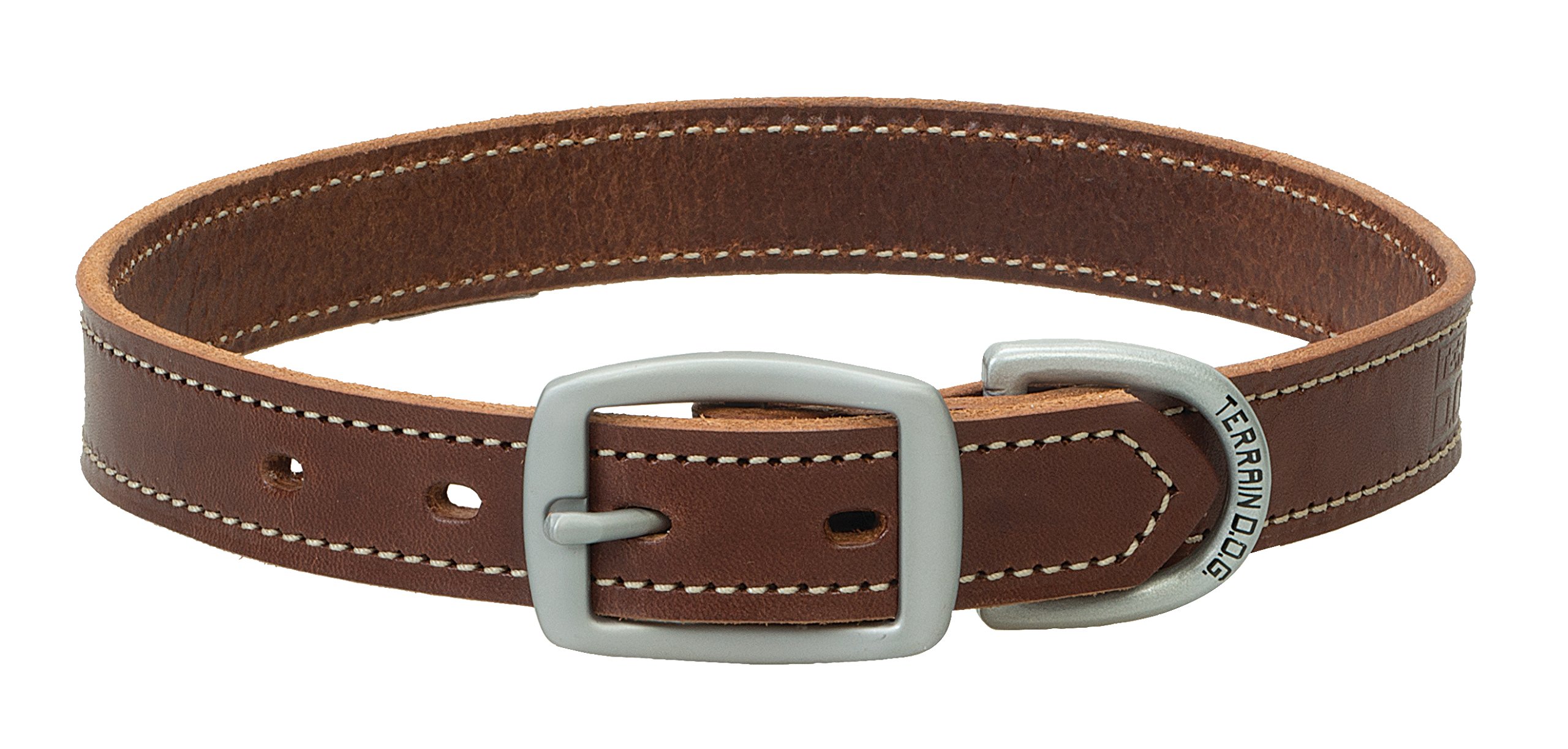 Premium Bridle Leather Dog Collar - Durable & Adjustable for Large & Small Dogs - Perfect for Training, Walks & Outdoor Adventures