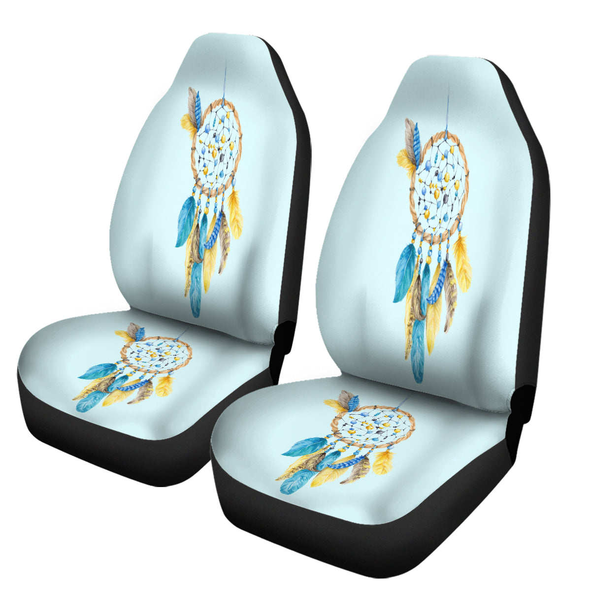 Premium Blue Car Seat Cover - Universal Fit, Soft & Breathable Fabric - Protects Seats from Wear & Tear - Ideal for Daily Commute, Road Trips & Family Outings