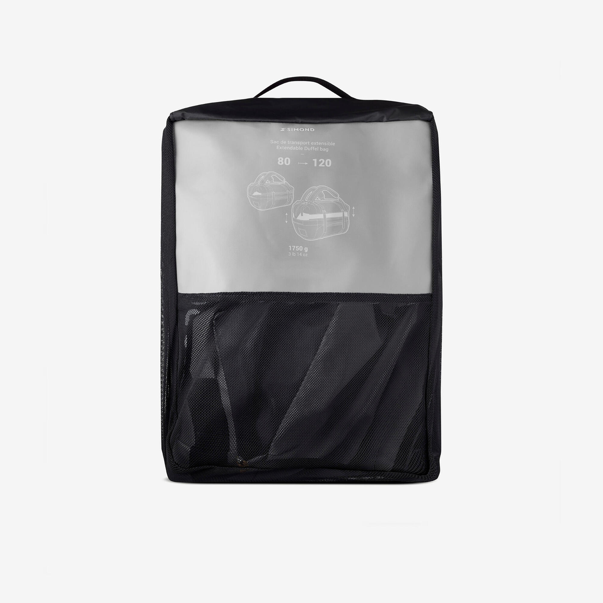Simond 500 Extend 80-120L Waterproof Duffle Bag for Travel, Camping & Outdoor Adventures - Large Capacity Gear Storage for Hiking, Gym & Sports Equipment