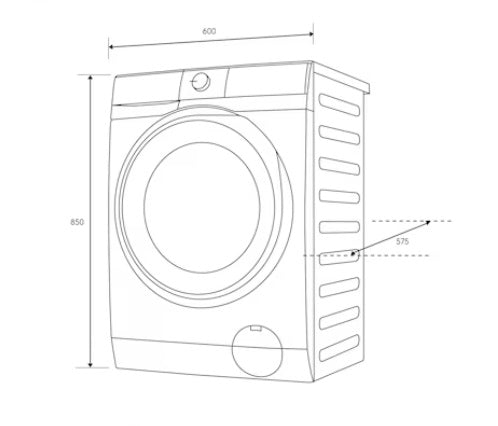 Electrolux EWW8024P3WC 8/5kg UltimateCare 300 Washer Dryer Combo - Energy Efficient Front Load Laundry Machine for Home & Apartment Use