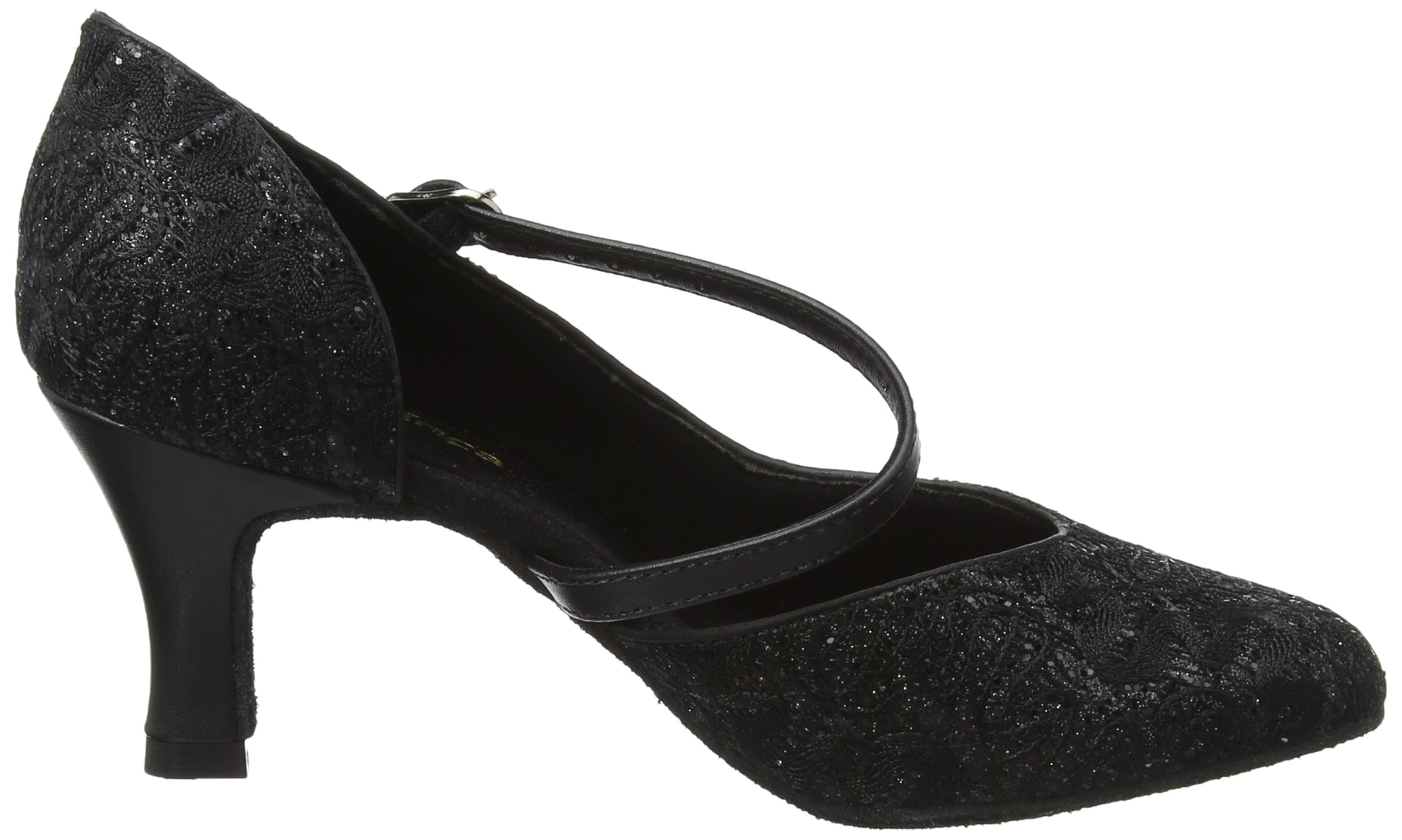 Elegant Women's Ballroom Dance Shoes - Comfortable & Stylish Latin Salsa Tango Performance Shoes for Professional Dancers & Beginners | Perfect for Competitions, Weddings & Social Dancing