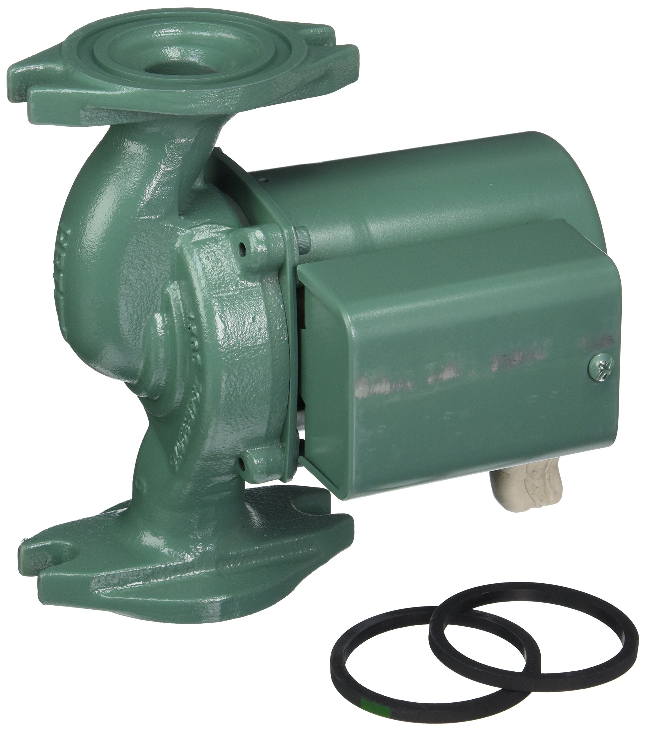 Taco 007-F5-8IFC Cast Iron Circulator Pump with Built-In Flow Check Valve - Perfect for Hydronic Heating Systems & Hot Water Recirculation