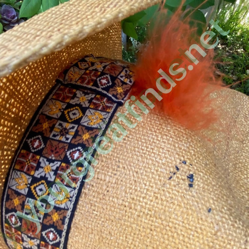 Vintage 1970s Stetson Tall Crown Straw Western Cowboy Hat - Size 7 3/8 - Summer Rodeo, Music Festival & Outdoor Adventure Hat