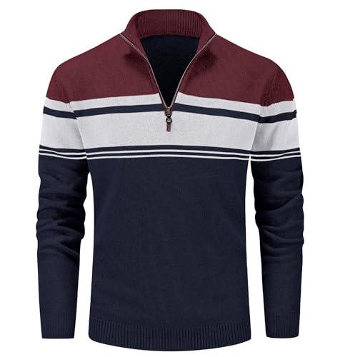 Navy Wine Red