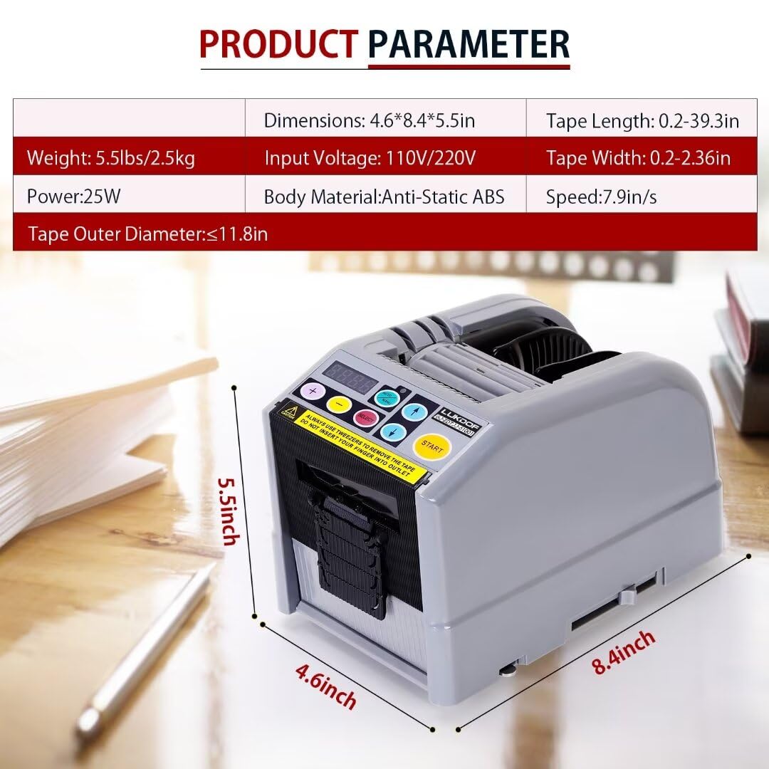 Electric Tape Dispenser & Ribbon Cutter - 39