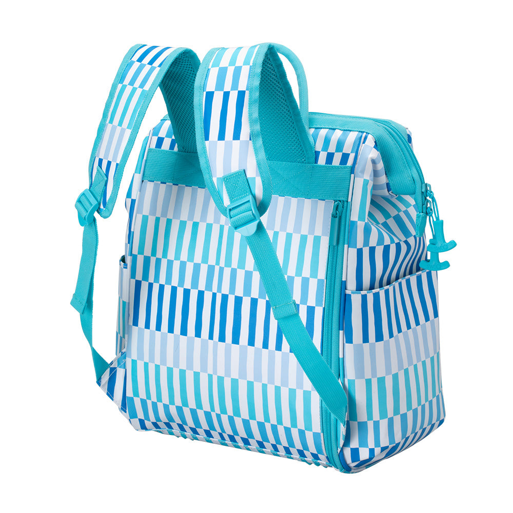 Glacier Stripe Packi 24 Backpack Cooler - Insulated Waterproof Lunch Bag for Beach, Camping & Outdoor Adventures | Perfect for Picnics, Hiking & Travel