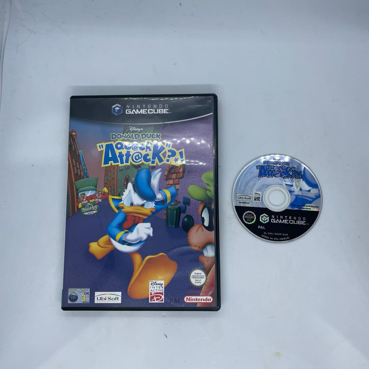 Disney's Donald Duck Quack Attack Game for Nintendo GameCube - PAL Version | Fun Adventure Game for Kids & Disney Fans | Perfect for Family Game Nights & Retro Gaming Collections