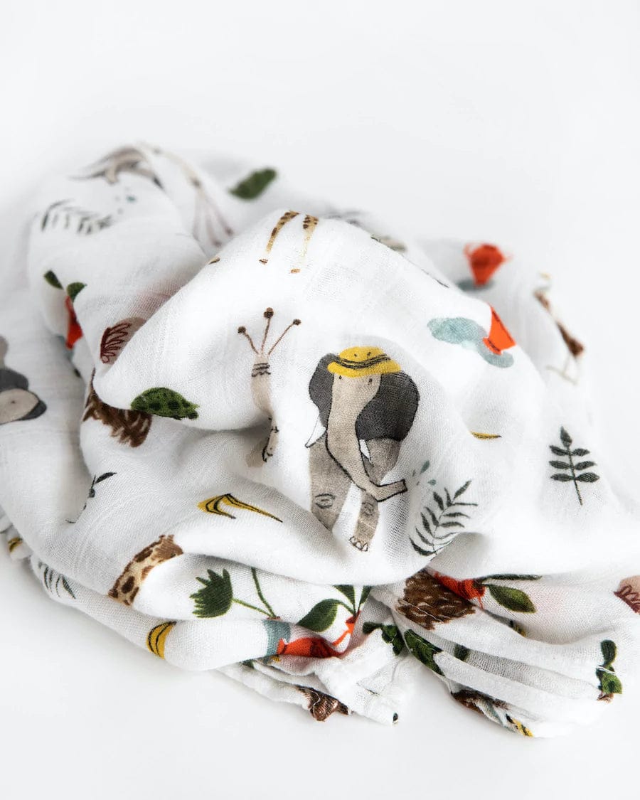Little Unicorn Deluxe Muslin Swaddle Blanket - Soft, Breathable Baby Wrap for Newborns & Infants - Perfect for Swaddling, Nursing & Sleep Time