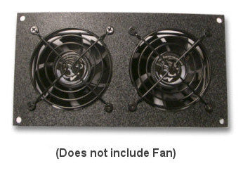80mm CG Fan Bracket (2 Hole Bare Kit) - Cabinet Cooling Fan Mount for PC Case, Server Rack & Electronics Enclosure - Perfect for Computer Builds, Data Centers & Home Office Setups