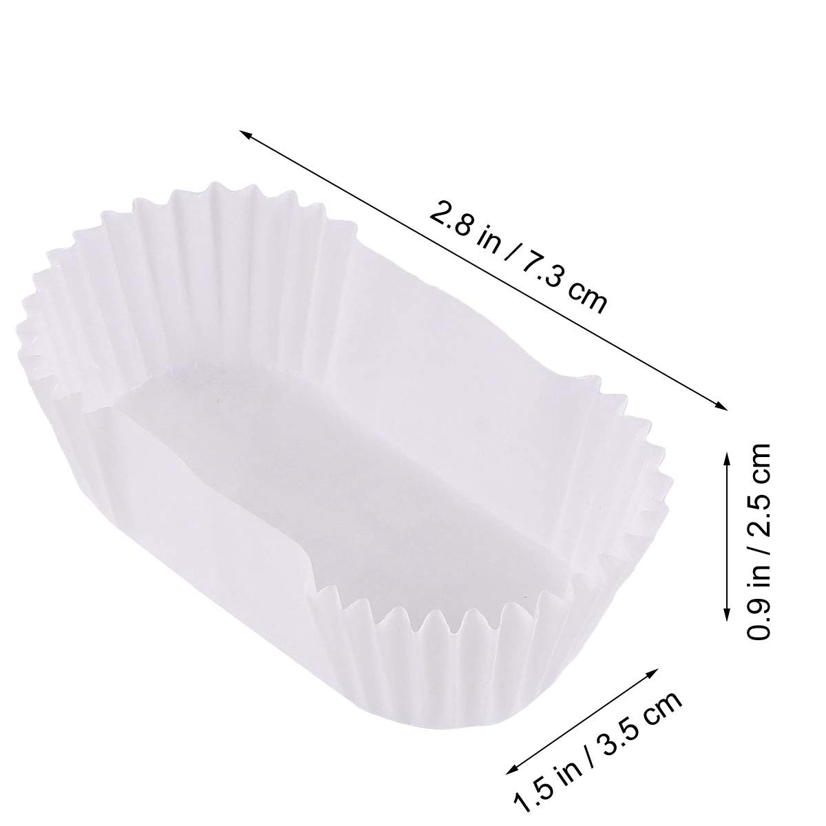 1000pcs Oval Paper Baking Cups - Grease Proof & High Temperature Safe Muffin Liners for Cupcakes, Muffins, Mini Snacks | Perfect for Home Baking, Party Desserts & Holiday Treats