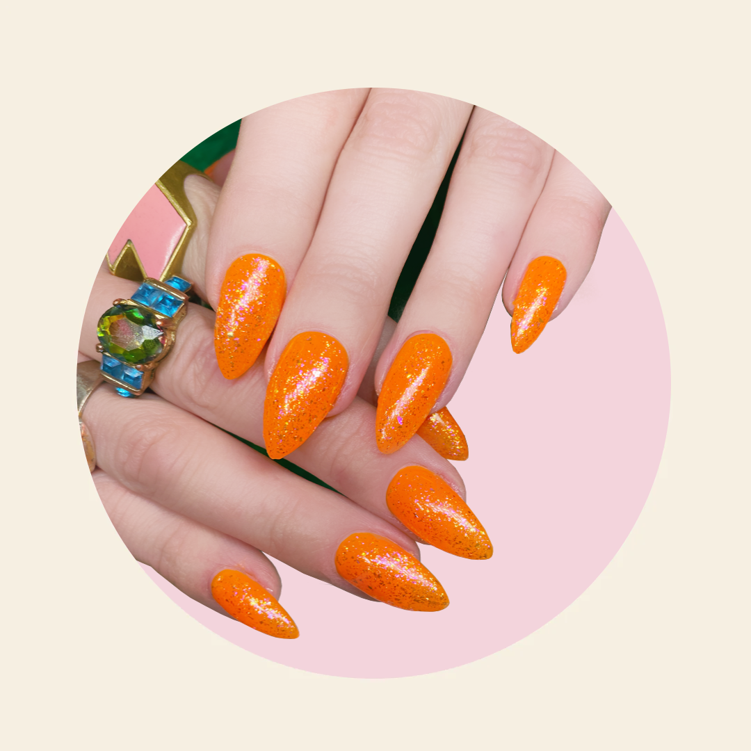 Mitty Platinum Glitter Citrus Crush 15ml - Shimmering Lip Gloss for Party & Night Out Makeup