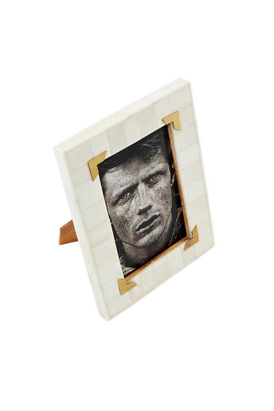 Husk Brass Frame - Elegant White Metal Wall Art for Home & Office Decor | Perfect for Living Room, Bedroom, or Office Spaces