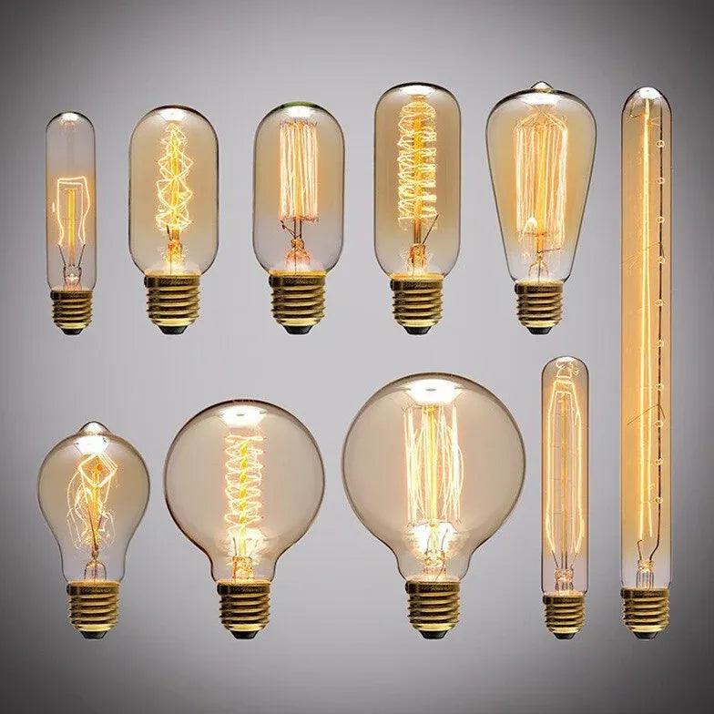 Ultra Bright LED Retro Light Bulb - Clear Transparent Design for Vintage Lamps, Chandeliers & Home Decor - Energy Efficient Edison Style Bulbs for Living Room, Bedroom & Restaurant Lighting