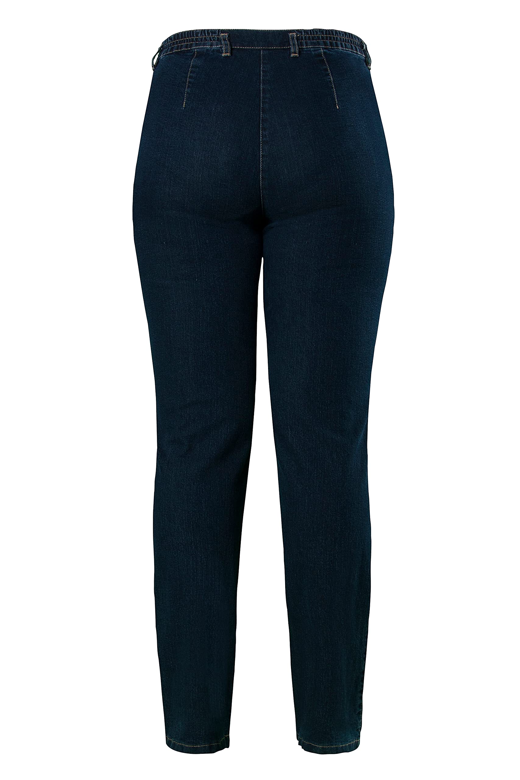 Ulla Popken Women's Plus Size Mony Stretch Jeans - Dark Blue Denim (Size 16) | Comfortable & Flattering Fit for Curvy Women | Perfect for Casual Wear, Office & Everyday Outfits