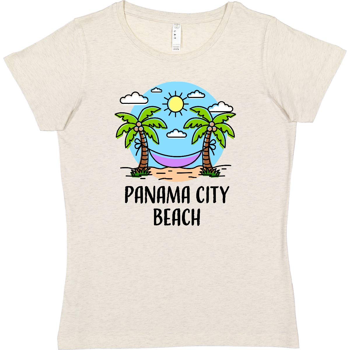 Inktastic Summer Vacation in Panama City Beach Women's T-Shirt - Comfortable Casual Tee for Beach Trips, Travel & Summer Outfits