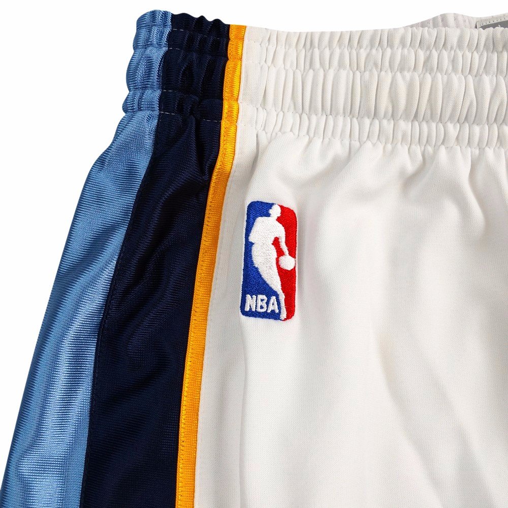 adidas Memphis Grizzlies NBA Authentic On-Court Climacool Basketball Shorts for Men - White Team Game Shorts (2XL) - Perfect for Basketball Games, Workouts and Casual Wear