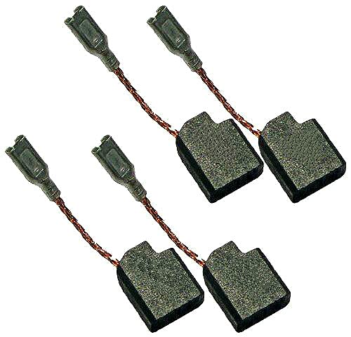 Replacement Carbon Motor Brushes for Small Angle Grinder - Compatible with D28110, D28112, D28402, D28402N, D28402K, D28111, D28111K, D28111S (4-Pack) - Perfect for DIY Projects, Metal Grinding & Woodworking