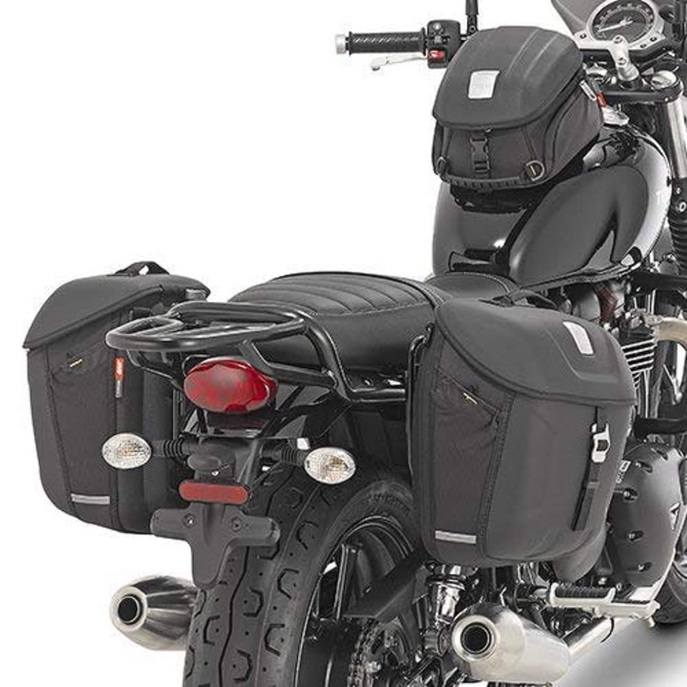 GIVI TMT6407 Multilock Saddlebag Rack for Motorcycles - Durable Aluminum Luggage Carrier for Touring & Adventure Bikes - Perfect for Long-Distance Travel & Daily Commuting