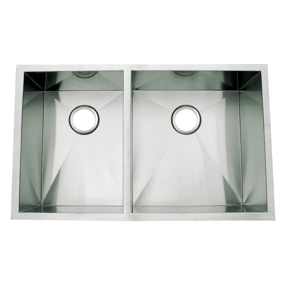 Premium Yukon Undermount Kitchen Sink - 16 Gauge Stainless Steel, Double Bowl Design for Modern Kitchens | Perfect for Meal Prep, Washing Dishes & Entertaining Guests
