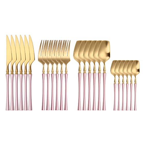 Pink gold 24 pcs