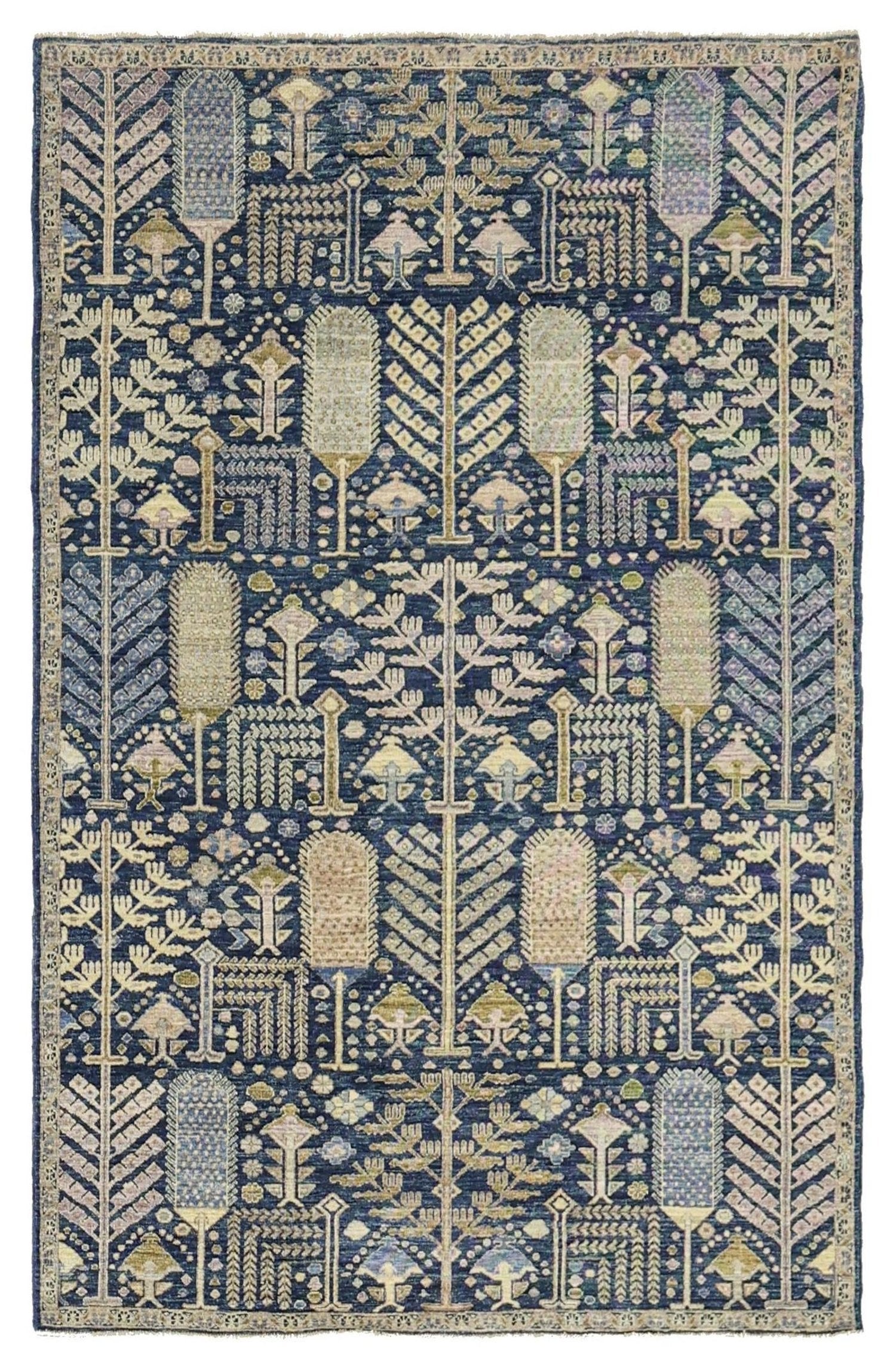 Handwoven Bakshaish Willow Tribal Rug - Authentic Persian Design, J70504 - Perfect for Boho Living Room, Bedroom, or Home Decor
