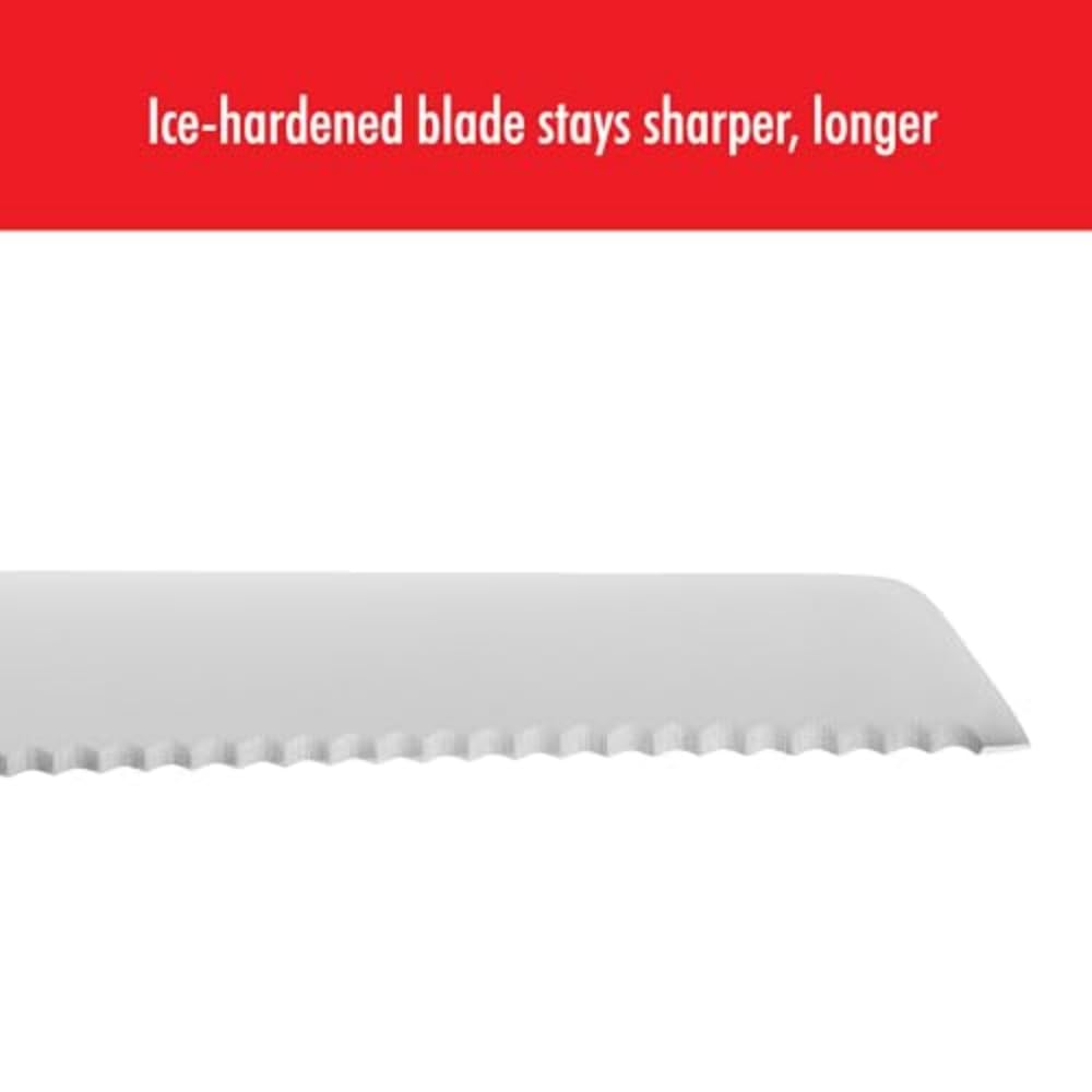 ZWILLING Professional S 8-inch German Bread Knife - Razor-Sharp Stainless Steel Blade, Dishwasher Safe - Perfect for Slicing Bread, Baguettes, and Pastries - Made in Germany for Premium Kitchen Performance