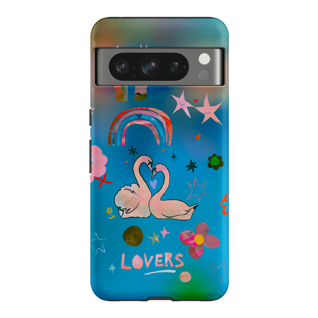 Premium Blue Swan Phone Case - Shockproof & Slim Design for iPhone & Samsung - Perfect for Everyday Protection & Style