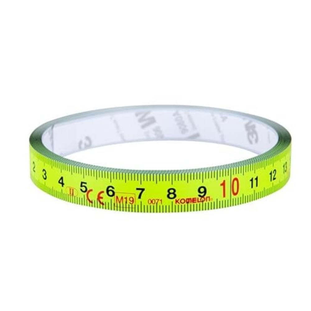 Komelon 2m Flat Tape Measure (13mm Width) - Metric Only - Perfect for DIY, Construction & Tailoring Projects