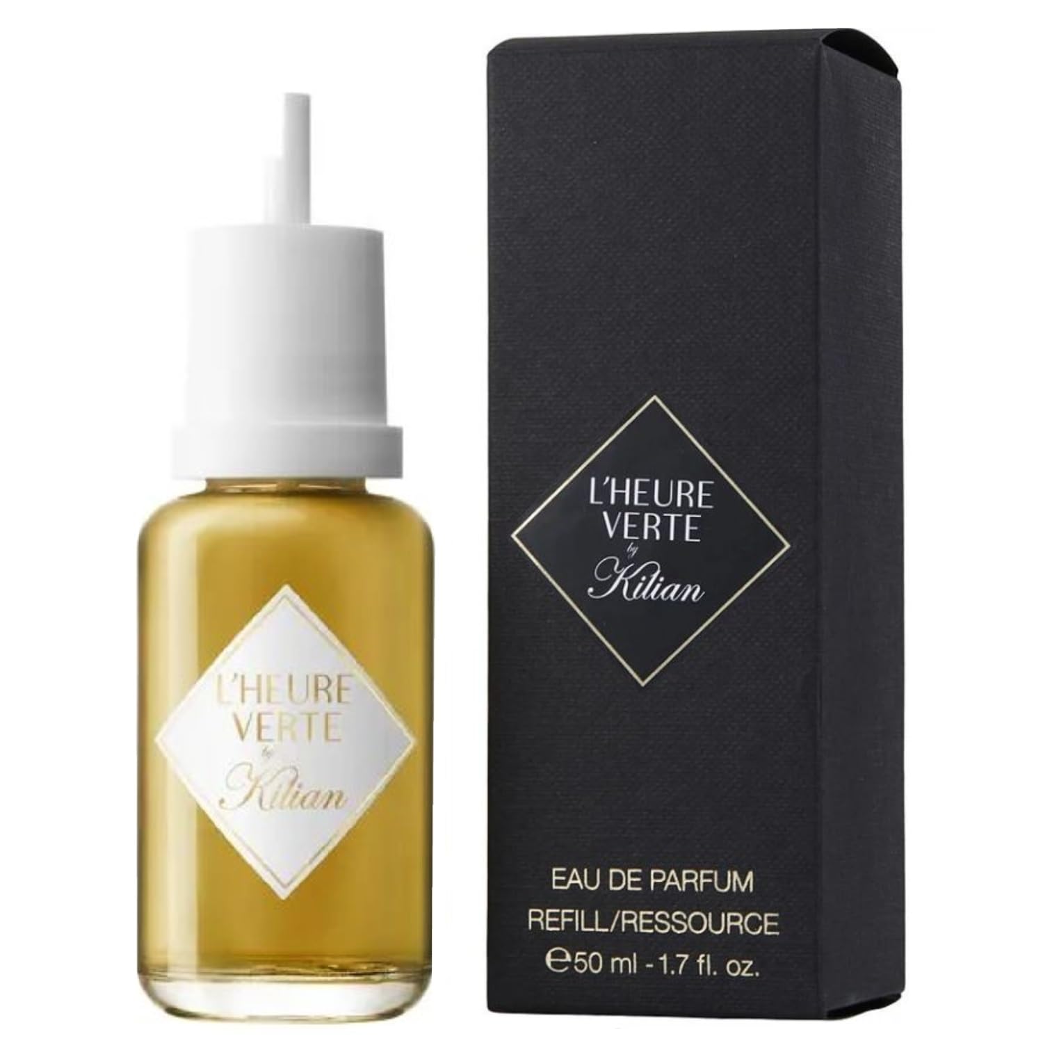 Kilian L'Heure Verte Eau De Parfum Refill - 1.7 fl oz / 50 mL Luxury Perfume Refill for Women & Men | Perfect for Travel, Gifts & Everyday Elegance