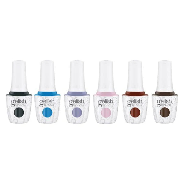 Gelish Gel Polish In Frame Collection Display - 6 Piece Set for Professional Nail Salons & DIY Manicures at Home
