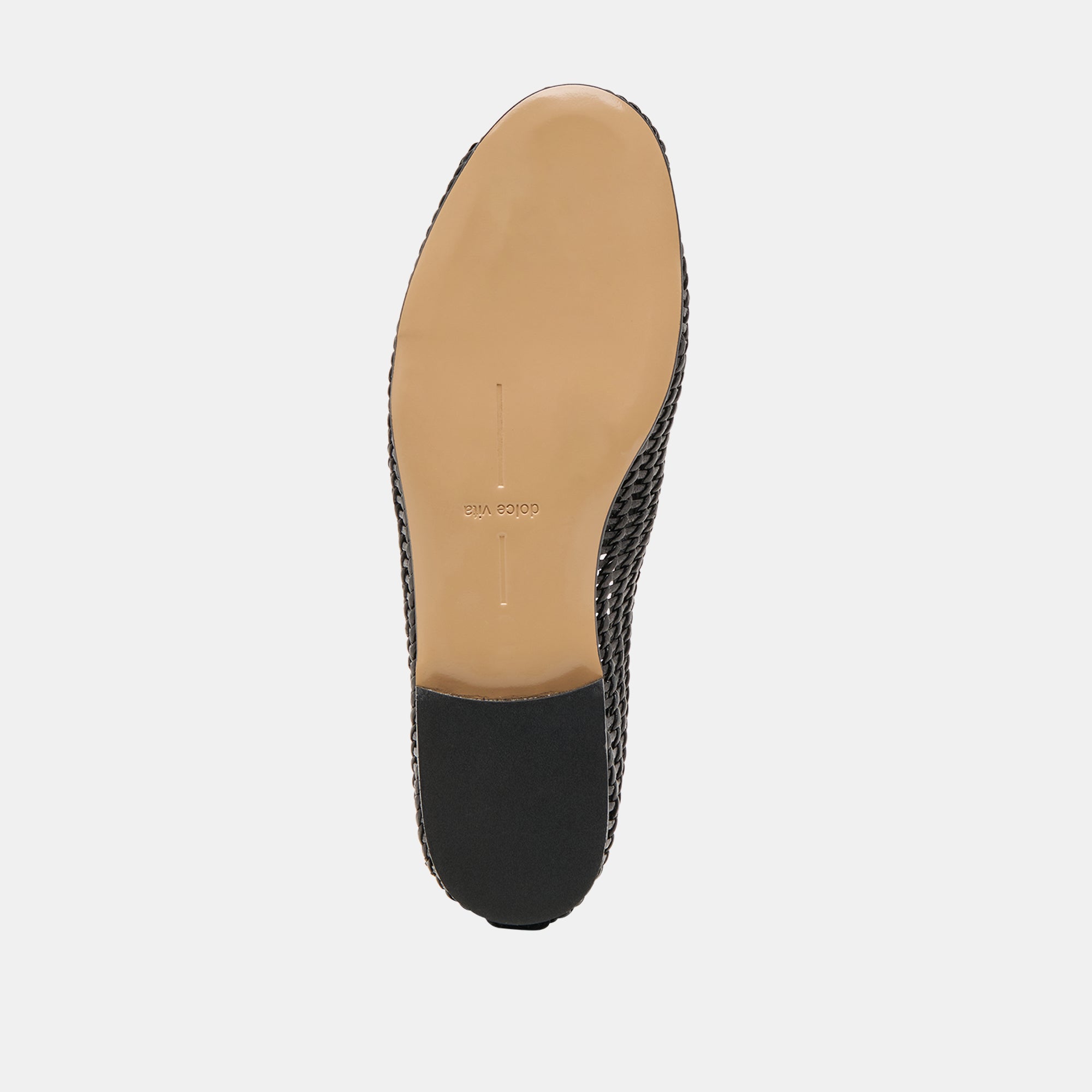 ARMOND FLATS BLACK WOVEN LEATHER Women's Shoes - Comfortable & Stylish Slip-On Loafers for Work, Office & Casual Wear