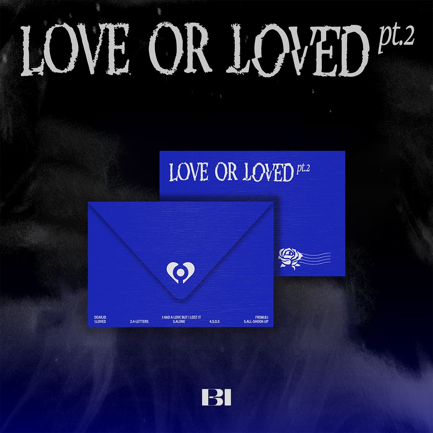 B.I ALBUM 'LOVE OR LOVED PART.2' - K-Pop Music CD | Perfect for K-Pop Fans & Collectors | Great for Gifts, Parties & Music Enthusiasts